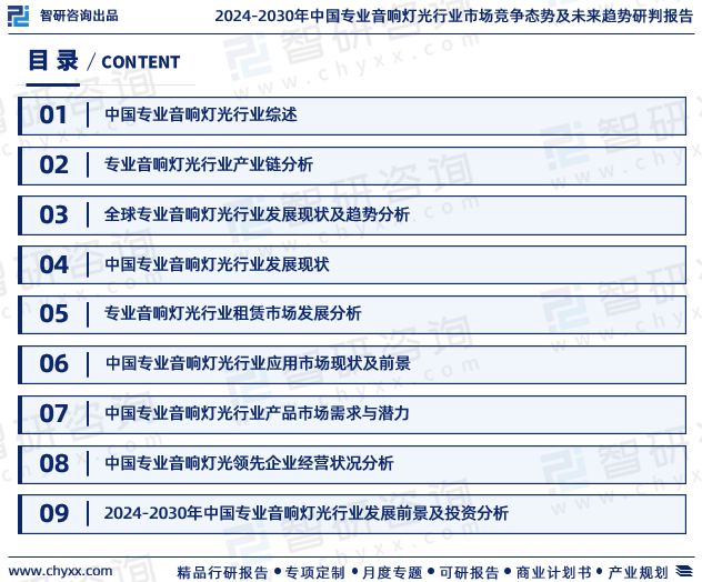 智研咨询发布:2024年中国专业音响灯光行业市场深度分析(图2) 智研咨询发布:2024年中国专业音响灯光行业市场深度分析(图2)