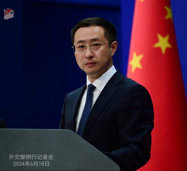 2024年6月18日外交部发言人林剑主持例行记者会(图2) 2024年6月18日外交部发言人林剑主持例行记者会(图2)