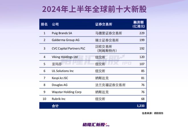 2024年上半年港股IPO募资额再创新低美股IPO回暖中国企业境外上市热情高涨(图10)